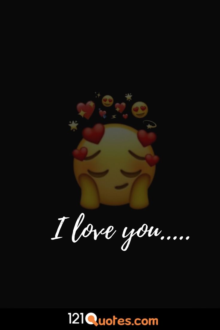 image of the emoji i love you