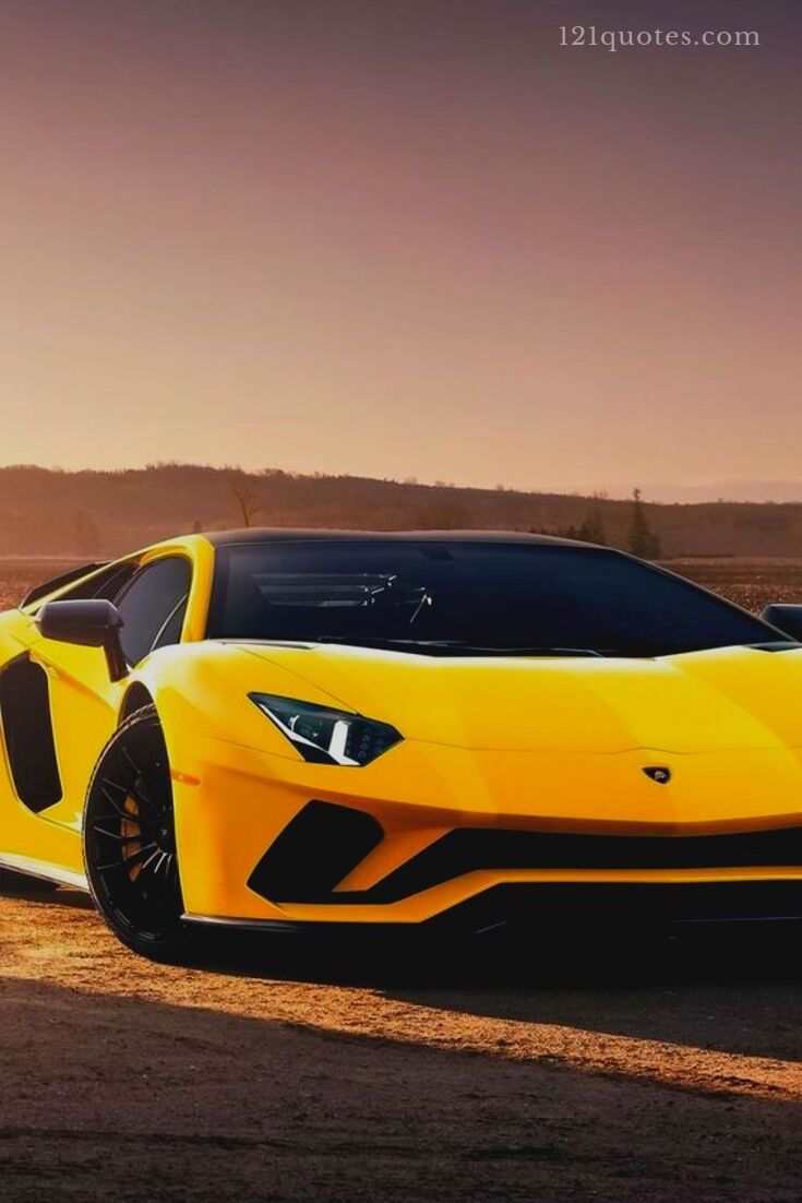 pictures of a yellow lamborghini