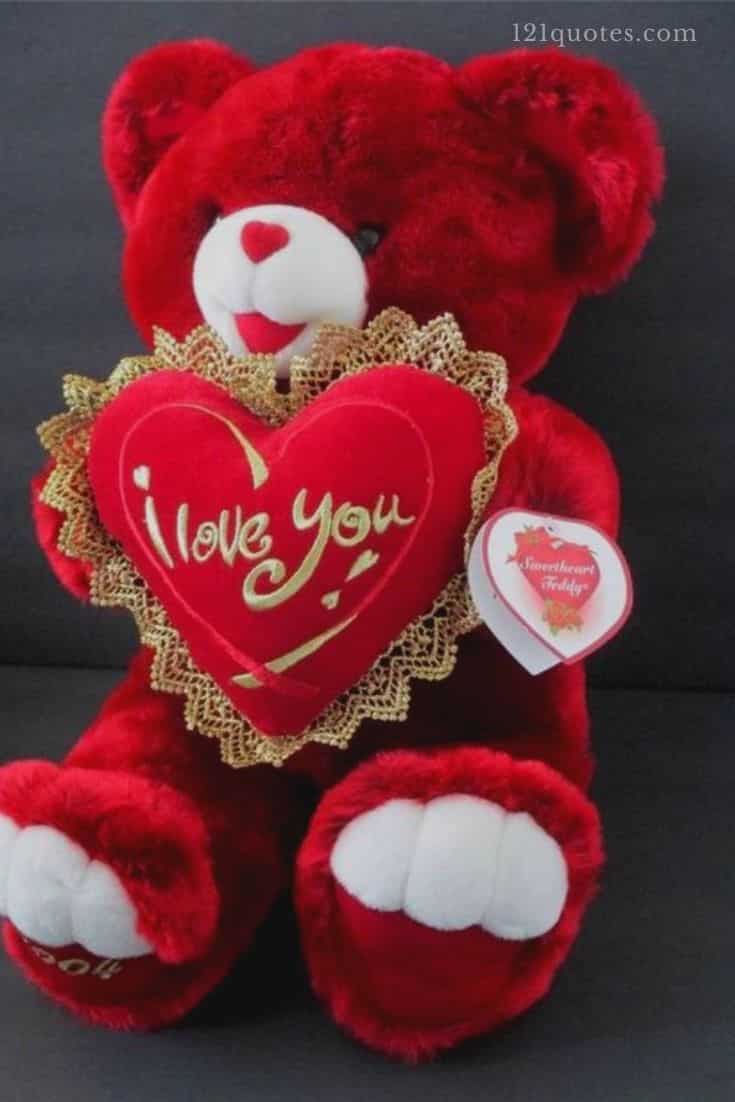 red teddy bear images
