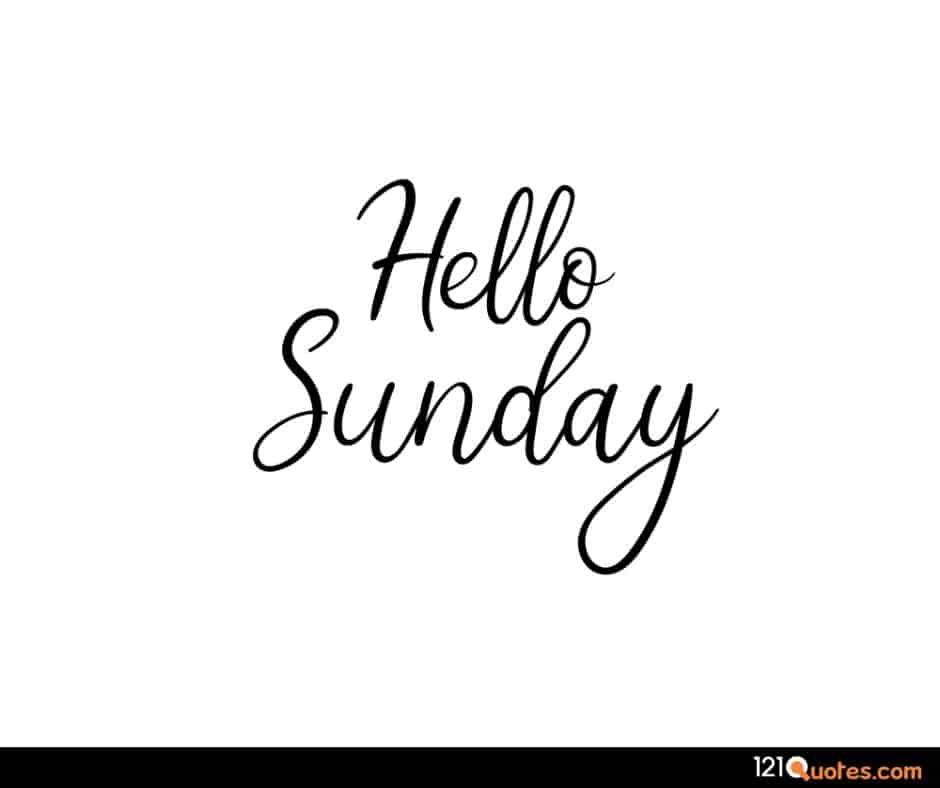 hello sunday images in HD