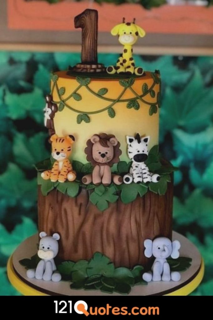 1st birthday cake boy monkey cupcake