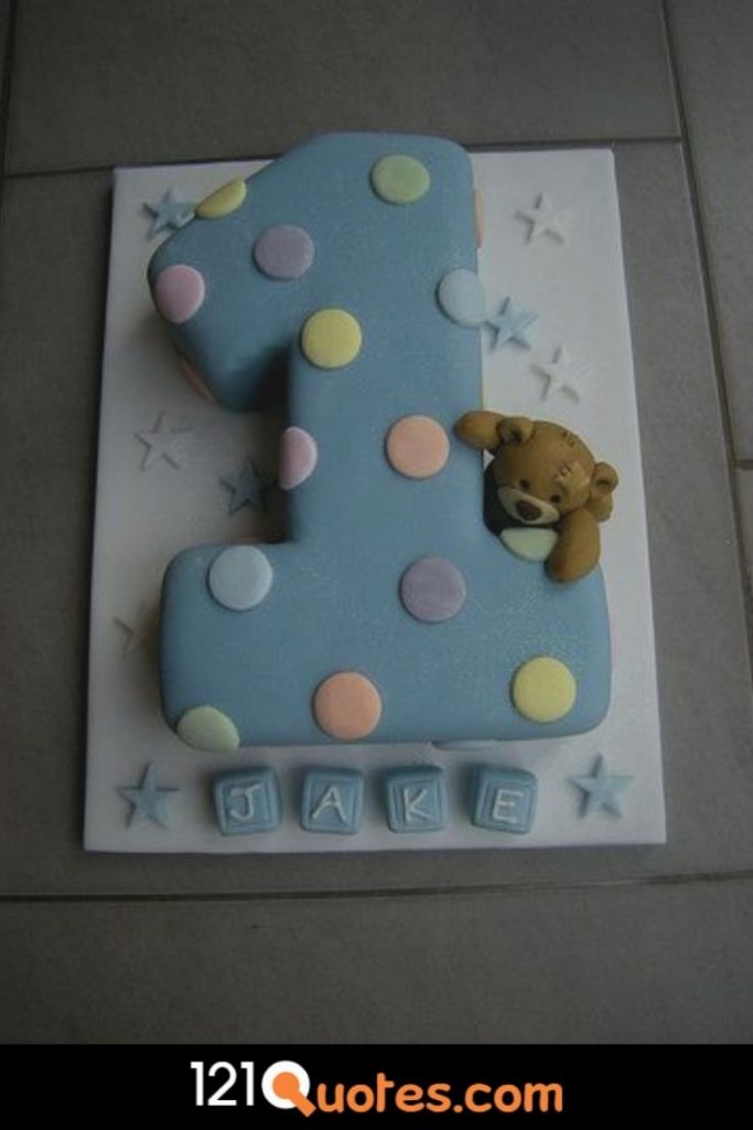 1st birthday cake for baby boy