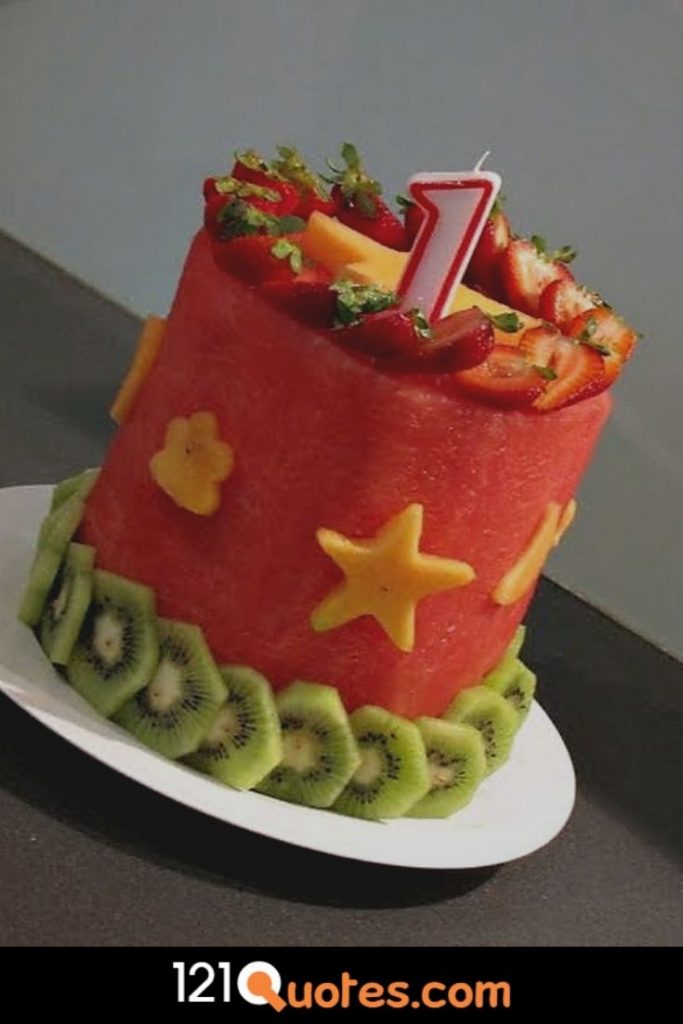 1st birthday cake images for boy in red colour