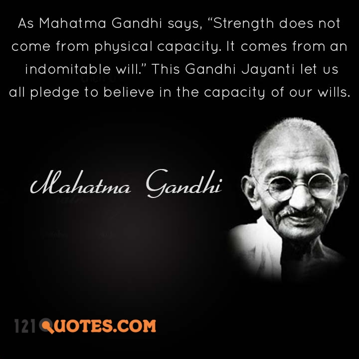Best Gandhi Jayanti status image