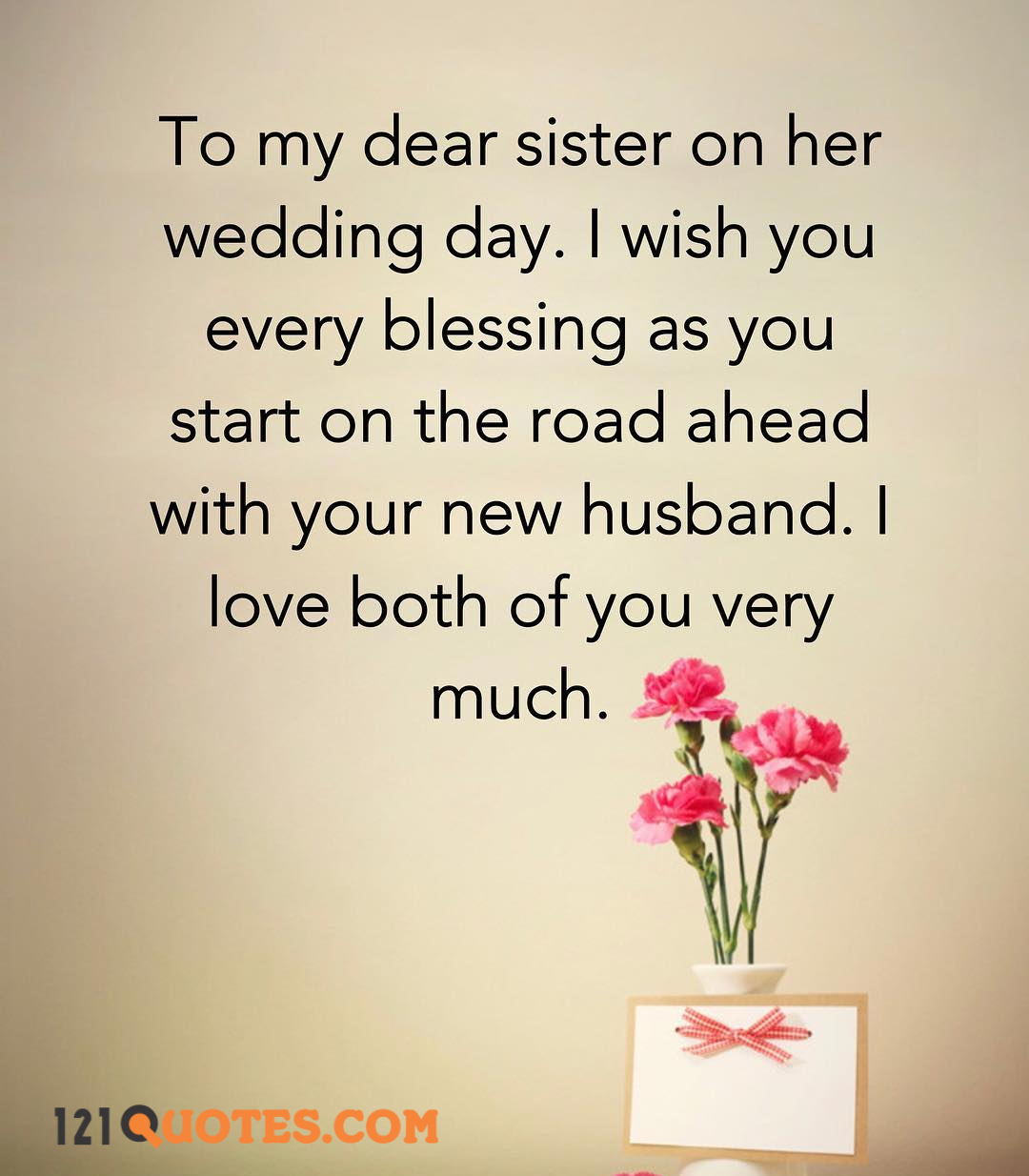 wedding wishes for sister 4k photo
