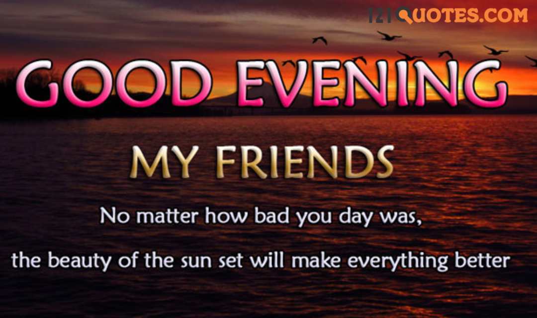good evening message