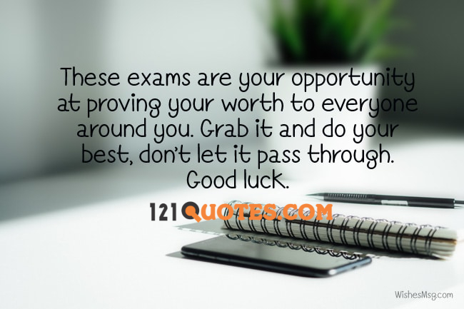best of luck for exam quotes hd pic
