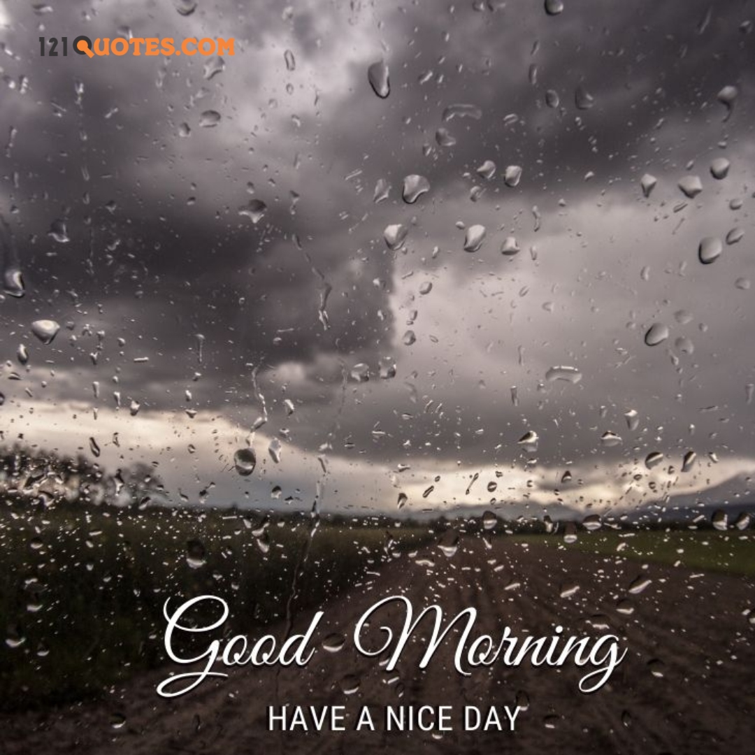 good morning rain quotes