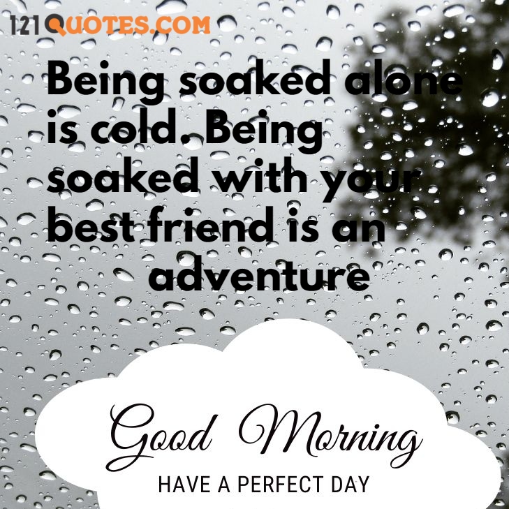rainy good morning quotes in english 