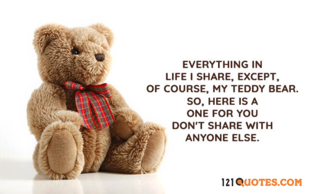 teddy love quotes images