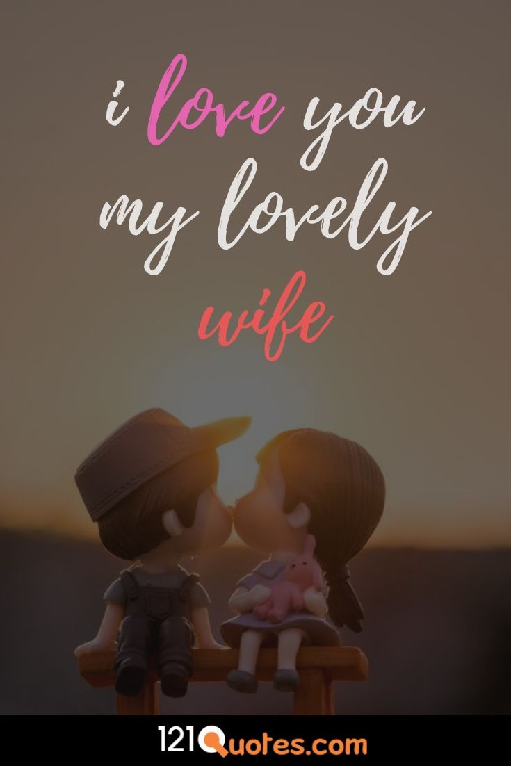 i love you my lovely wife image for free download
