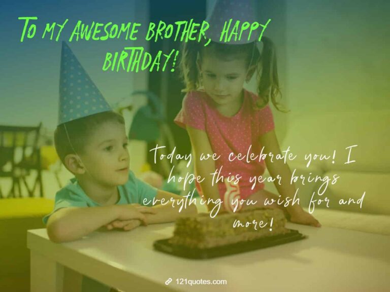 best birthday wishes for brother