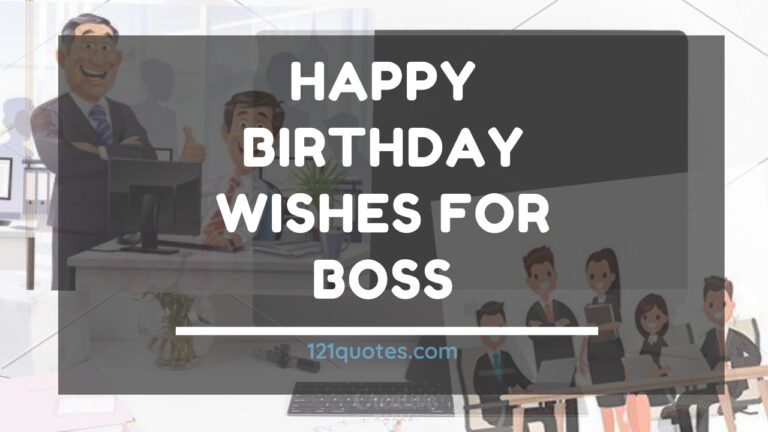 Birthday Wishes For Boss