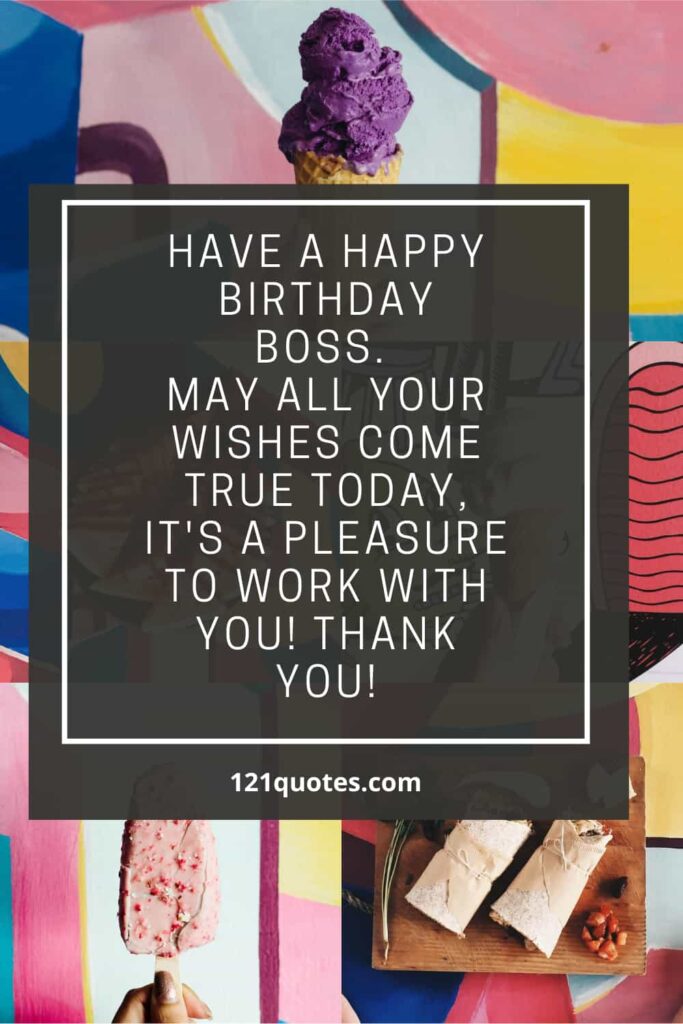 happy birthday message for boss