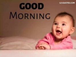 Beautiful Good Morning Images with Baby