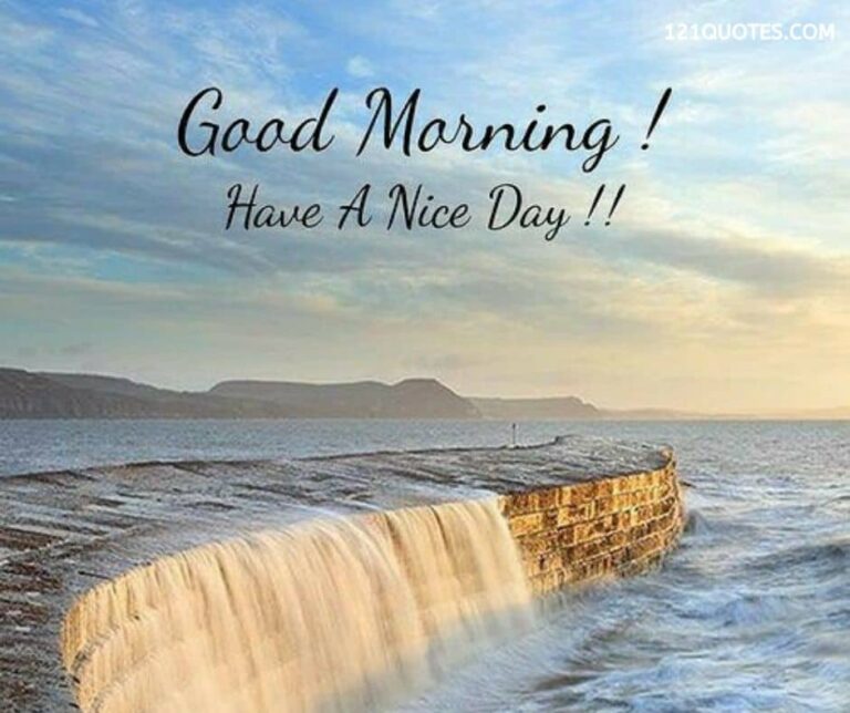 good morning image with natural beauty
