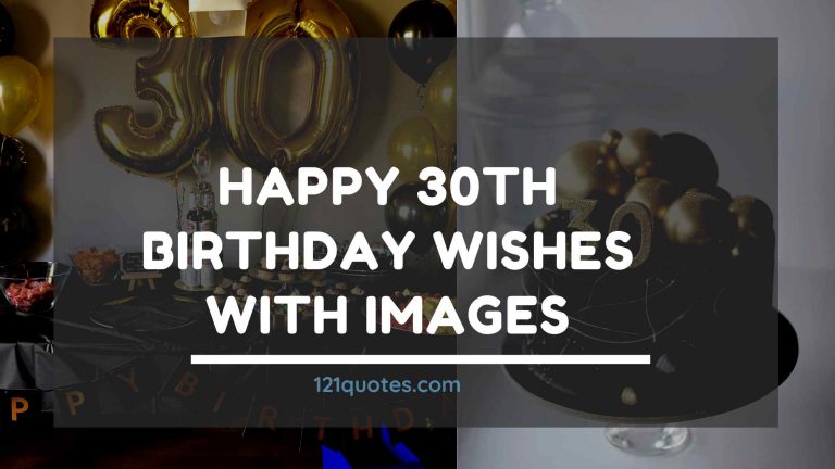 Happy 30th Birthday Wishes with Images
