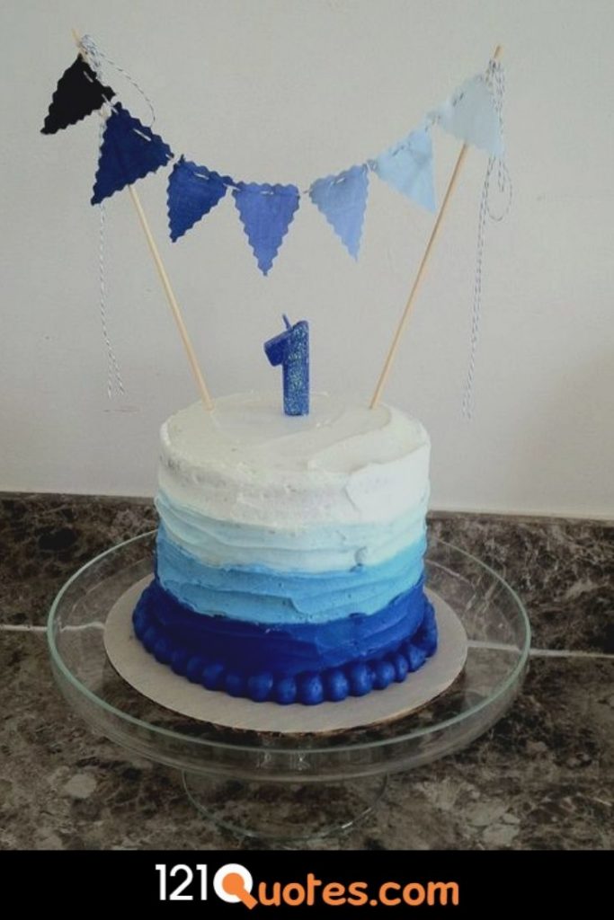 baby boy 1st birthday cake