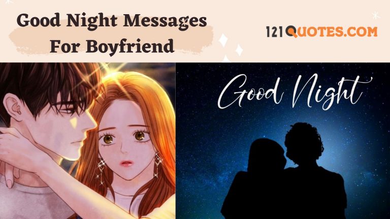 Good Night Messages For Boyfriend