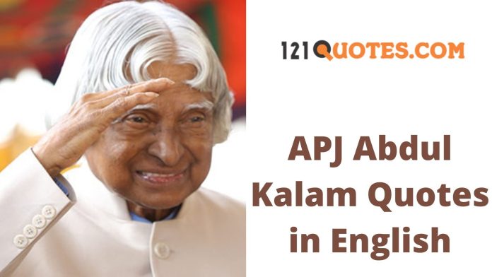 APJ Abdul Kalam Quotes in English