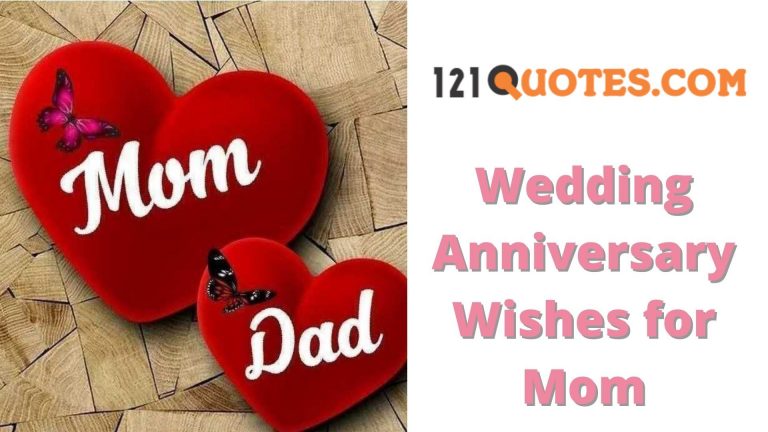 Top Wedding Anniversary Wishes for Mom From Daughter and Son