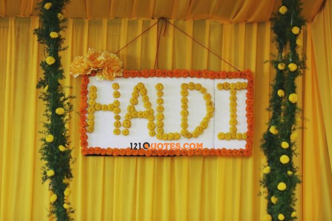 quotes on haldi ceremony image 