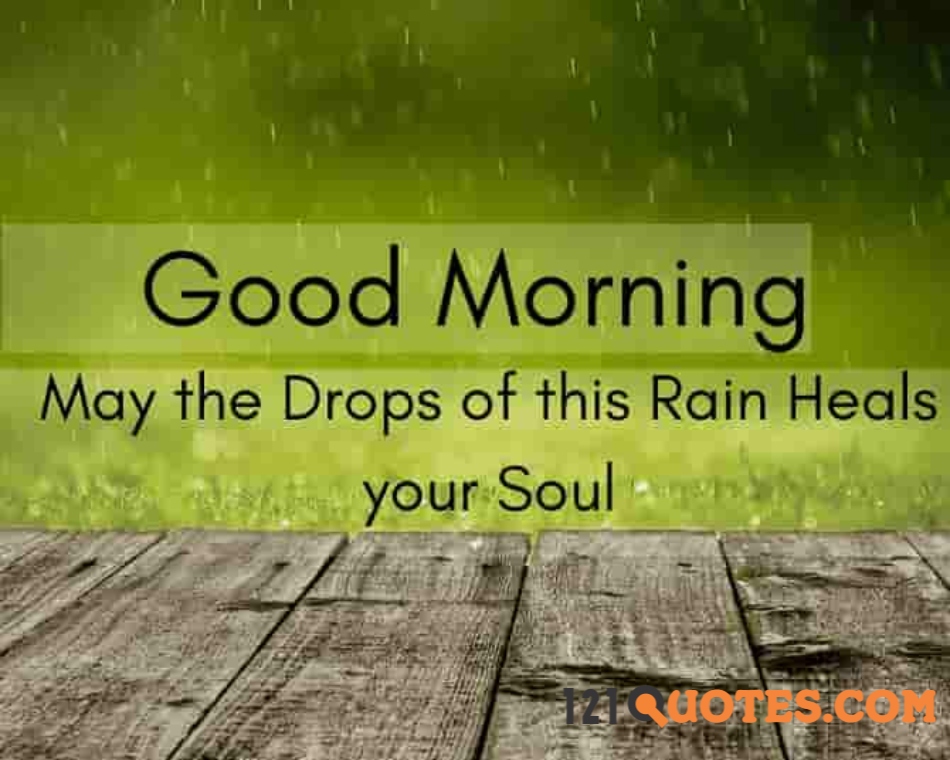 romantic rainy good morning images