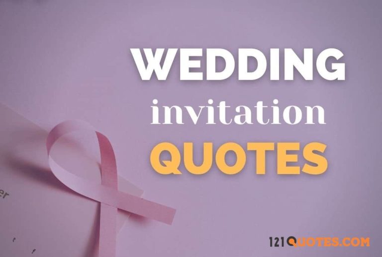 Wedding Invitation Quotes